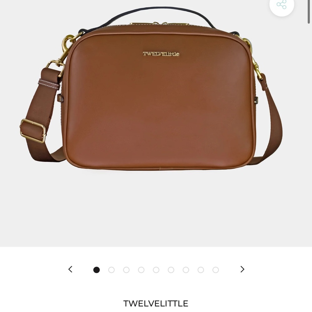 TWELVElittle Brown Crossbody Diaper Clutch